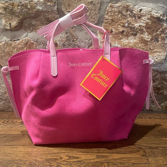 Juicy Couture Handbags - Juicy couture, pink tote bag with tags